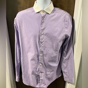 Mens purple dress shirt from Express, 15-15 1/2